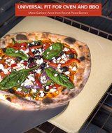 Crustina Rectangular Pizza Stone, 14 x 16-Inch N8