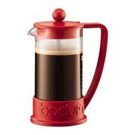 Bodum Brazil Red French Press Cafetiere Coffee Maker Pot Plunger 3 Cup 0.35L