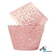 A&amp;S Creavention Vine Cupcake Holders Filigree Vine Designed Decor Wrapper Wraps Cupcake Muffin Paper Holders -... N20