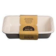 Mason Cash Baker Street Rectangular Pie Dish, Grey, 31 CM N3