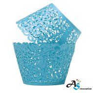 A&amp;S Creavention Vine Cupcake Holders Filigree Vine Designed Decor Wrapper Wraps Cupcake Muffin Paper Holders -... N22