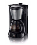 Philips HD7564 Tea Coffee Maker Pemanent Filter 15 Cup Metal Black N4