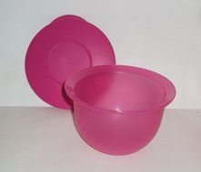 Tupperware Impression Small 2.5 Cup Mixing Bowl Fuchsia Pink