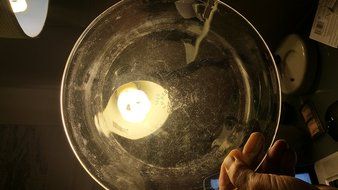 Fire King #460 9" Clear Glass Pie Pan N4