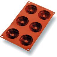 Matfer Bourgeat Gastro Flex Mini Kouglopfs Mold, Red