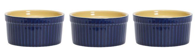 C.R. Gibson QRS-14118 Art of Cooking Porcelain Ramekin Set, Multicolor