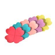 Voberry Pure Flower Clover Shaped Three-dimensional Anti-scald Silicone Coasters 1 Pc (pink) N8