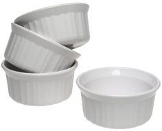 CorningWare French White 7-Ounce Ramekins, Set of 4