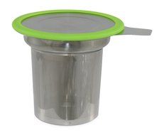 Bellford Home Loose Leaf Stainless Steel, Steep-In-Cup Tea Infuser with Tea Spoon (Black) N13