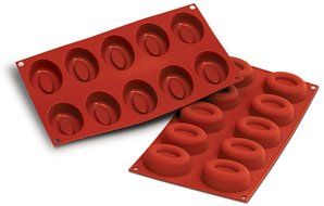 Silicone Oval Savarin Small 10 Cavities
