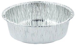 Durable Foil Pans 5-1/2" Mini-Pot Pie Food, Tart Pan, Pie Pan with Plastic Cover Lids, 1 pack 10 Sets N2