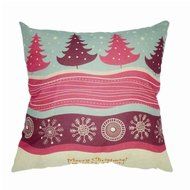 Christmas Pillow Case,Beautyvan Xmas Christmas Sofa Bed Home Decoration Festival Pillow Case Cushion Cover (E) N3