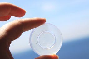 1 Clear-silicone Ring Mold. Available in Sizes 6,7.75,8,9. (310) N2