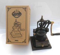 "Eagle iRoot" Creative Manual Coffee Grinder-Jiale Dark Brown Walnut Coffee Mill 22cm/8.75 - R07 Coffee Mills... N6
