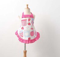 Childrens Bakeware Chef Owl Girls Toddler Kids Apron with Matching Cute Headscarf Outfit Set (18 Months to 3T... N7