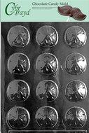 Cybrtrayd N039 Bite Size Sand Dollar Chocolate Candy Mold with Exclusive Cybrtrayd Copyrighted Chocolate Molding...