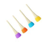 Tuncily Home Silicone Tea Infuser Set of 4 - Colorful &amp; Beautifully Designed Cute Creative Silicone Tea Strainer...