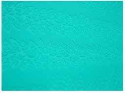 Lesirit Printing Pattern Silicone Fondant Cake Lace Embossed Mold Mat (Leaves) N7