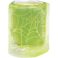 Wilton 2105-4633 8 Cavity Spiderweb Silicone Shot Mold, Orange
