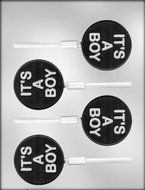 CK Products 2-1/2-Inch "It's A Boy" Chocolate Mold
