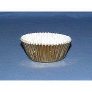 500pc Mini Size Gold Foil Baking Cup With Greasepoof Liner