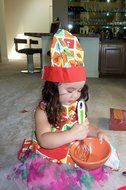 Handstand Kids Eat Your Fruits &amp; Veggies Apron N3