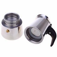 Stainless Steel Mocha Espresso Latte Stovetop Filter Moka Coffee Maker Coffee Pot Percolator Tools Easy Clean... N4