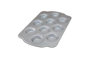 Fat Daddio's Mini Muffin/Teacake Pan, 10 Cavities N2