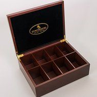 Beautiful Wooden Lacquer Box. Still Life Tea Bag Storage Box. N7