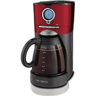 Mr. Coffee 12-Cup Programmable Coffee Maker, BVMC-VMX36WM, Red N3