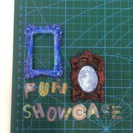 Funshowcase Sugarcraft 2 Mirror or Photo Frames or Picture Frame Candy Silicone Mold N3