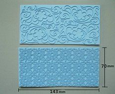 Anyana Daisy Damask Silicone Fondant Sugarpaste Moulds Cake Decoratings Tools Cooking