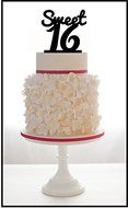 Personalized Birthday Cake Topper with Sweet Design,any Number Birthday Cake Topper, Baby First Birthday