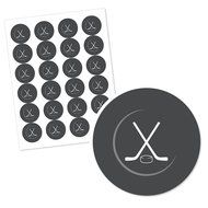 Shoots &amp; Scores! - Hockey - Cupcake Wrapper &amp; Pick Party Kit - Set of 24 N2