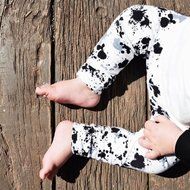 Trousers ,BeautyVan Lovely Baby Boys Girls Bottom Print Trousers Harem Pants (12M, White)