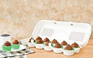 Bakelicious Cupcake Carton, Blue N6