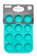 Delightful Mom Food Premium Muffin Pan - 12 Cup Non-Stick Silicone Baking Pan - No More Sticking or Scrubbing,... N6