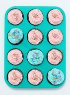 Delightful Mom Food Premium Muffin Pan - 12 Cup Non-Stick Silicone Baking Pan - No More Sticking or Scrubbing,... N7