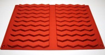 Silicone Zig Zag, 20 Cavities