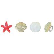 Shell Beach Party Cupcake Topper Rings - Set of 12 N2