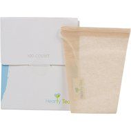 Tea Filter Bags with Drawstring - 100 pack Disposable Tea Infuser Bags - Biodegradable &amp; Chlorine Free N5