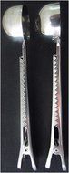 LeBeila 2 Pieces Premium Stainless Steel Ground Coffee / Tea Measuring Spoon / Scoop With Integrated Bag Clip...