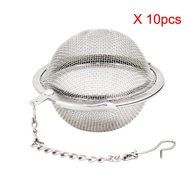 Fu Store 2pcs Stainless Steel Mesh Tea Ball 2.1 Inch Tea Infuser Strainers Tea Strainer Filters Tea Interval Diffuser... N8