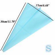 Misula 4 Sizes Icing Bag Set, Silicone Reusable Icing Piping Cream Pastry Bag Cake Decorating Tool DIY N4