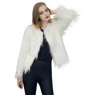 Outerwear,Morecome Womens Warm Faux Fur Fox Coat Jacket Parka Coat N13