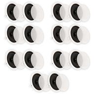 Theater Solutions CS8C In Ceiling 8" Speakers Surround Sound Home Theater 7 Pair Pack 7CS8C