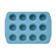 Paula Deen 12 Cup Nonstick Bakeware Muffin and Cupcake Pan, Lavender Speckle N2
