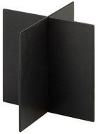 Rattleware 82355 5-Inch Divided Snap Bin, Black N2