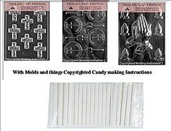 Small Cross with Swirl chocolate candy mold , Assorted Praying Hands Chocolate Candy Mold, Holly Communion chocolate...
