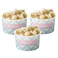 Ginger Ray Chevron Divine Treat/Ice Cream Party Tub Bowls, Mixed N4